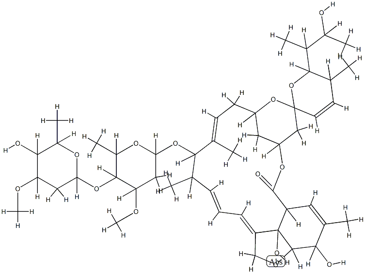 27-hydroxyavermectin 结构式