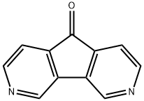 5H-环戊烯并[2,1-C:3,4-C']二吡啶-5-酮 结构式