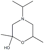 2-Morpholinol,2,6-dimethyl-4-(1-methylethyl)-(9CI) 结构式
