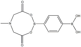 苯基-1,4-二硼酸甲基亚氨基二乙酸酯 结构式