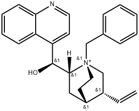 (8β,9S)-1-Benzyl-1-azoniacinchonan-9-ol 结构式