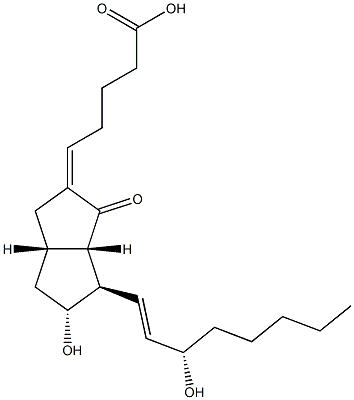 7-oxo-cyclopentyl-prostaglandin I2 结构式