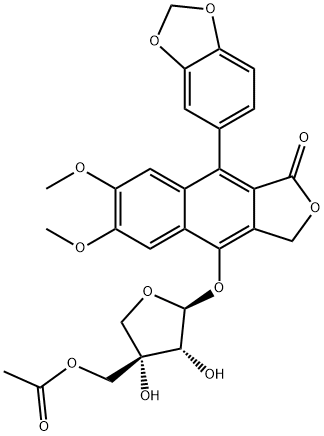 diphyllin acetyl apioside 结构式