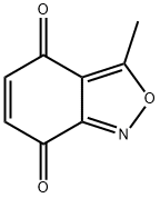 2,1-Benzisoxazole-4,7-dione,3-methyl-(9CI) 结构式