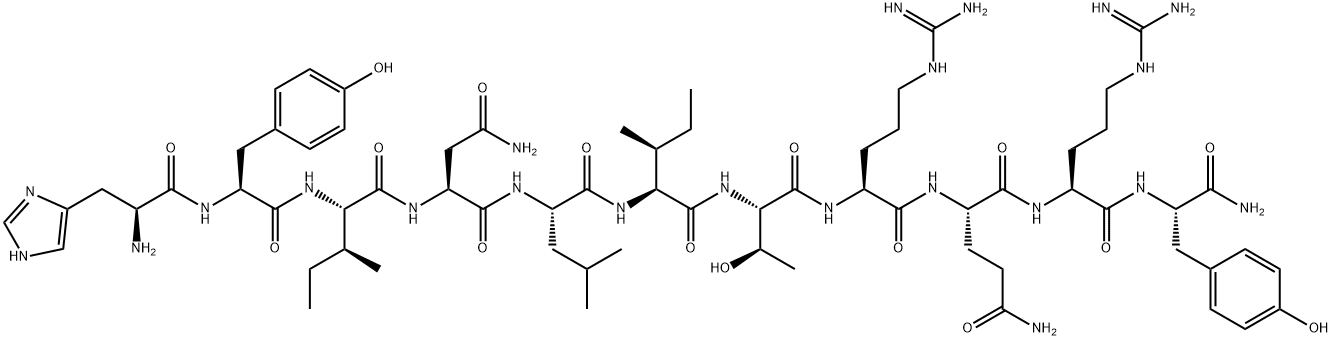 neuropeptide Y (26-36) 结构式