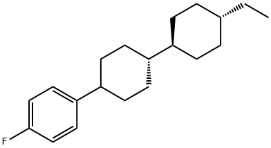 4-乙基-4'-(4-氟苯)-1,1'-联环己烷 结构式