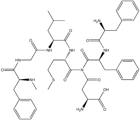 neurokinin B (4-10), beta-Asp(4)-Me-Phe(7)- 结构式