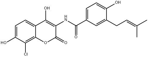 chlorobiocic acid 结构式