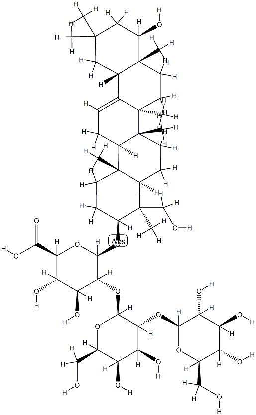 大豆皂苷 BA 结构式