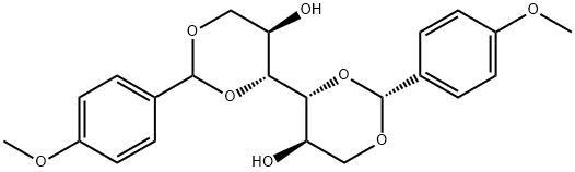 1,3:4,6-BIS-O-(4-METHOXYBENZYLIDENE)- D-MANNITOL 结构式