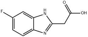 1H-Benzimidazole-2-aceticacid,5-fluoro-(9CI) 结构式