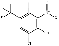 3,4-二氯-6-三氟甲基-2-硝基甲苯 结构式
