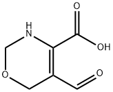 2H-1,3-Oxazine-4-carboxylic acid, 5-formyl-3,6-dihydro- (9CI) 结构式