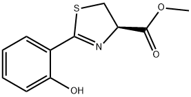 methyl-(2'-(2-hydroxyphenyl)-2'-thiazoline-4'-carboxylate) 结构式