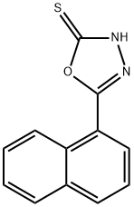 5-(naphthalen-1-yl)-1,3,4-oxadiazole-2-thiol 结构式
