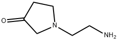 1-(2-aminoethyl)pyrrolidin-3-one 结构式