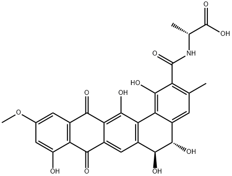 Pradimicinone 结构式