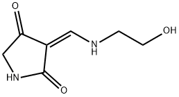 3-{[(2-hydroxyethyl)amino]methylene}-2,4-pyrrolidinedione 结构式