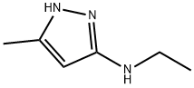 1H-Pyrazol-3-amine,N-ethyl-5-methyl-(9CI) 结构式