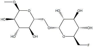 methyl 6''-deoxy-6'-fluoroisomaltoside 结构式