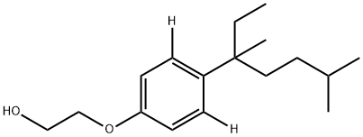 4-(3,6-二甲基-3-庚基)苯酚-3,5-D2 一氧化物 结构式