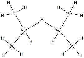 异丙醚-13C6 结构式