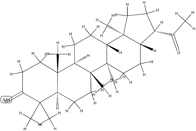 30-Nor-A'-neogammacerane-3,22-dione 结构式