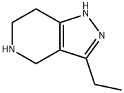3-ethyl-4,5,6,7-tetrahydro-1H-pyrazolo[4,3-c]pyridine(SALTDATA: 2HCl) 结构式
