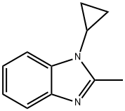 1H-Benzimidazole,1-cyclopropyl-2-methyl-(9CI) 结构式