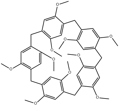 二甲氧基柱[5]芳烃 结构式