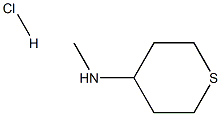 N-甲基四氢-2H-噻喃-4-胺盐酸盐 结构式