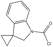 Spiro[cyclopropane-1,3-[3H]indole]-1(2H)-carbonyl chloride (9CI) 结构式