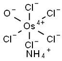 diammonium pentachlorohydroxyosmate(2-) 结构式