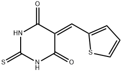5-(2-thiophene)-2-thiobarbituric acid 结构式