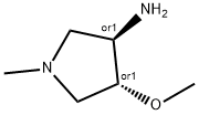 trans-4-methoxy-1-methyl-3-pyrrolidinamine(SALTDATA: 2HCl) 结构式