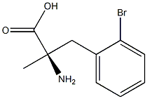 α-Me-D-Phe(2-Br)-OH·H<sub>2<sub>O 结构式