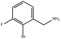 (2-bromo-3-fluorophenyl)methanamine 结构式