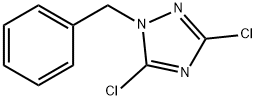 1-苄基-3,5-二氯-1H-1,2,4-三唑 结构式