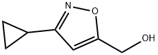 (3-cyclopropyl-5-isoxazolyl)methanol(SALTDATA: FREE) 结构式