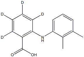 Mefenamic Acid D4 结构式