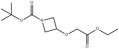 tert-butyl 3-((ethoxycarbonyl)methoxy)azetidine-1-carboxylate 结构式