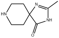 2-methyl-1,3,8-triazaspiro[4.5]dec-1-en-4-one(SALTDATA: 1.95HCl 0.1H2O) 结构式