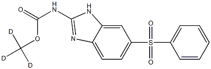 芬苯哒唑砜-D3 结构式