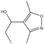 4-Isoxazolemethanol,-alpha--ethyl-3,5-dimethyl-(9CI) 结构式
