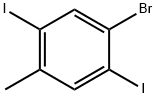 1-Methyl-4-bromo-2,5-diiodobenzene 结构式