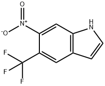 6-nitro-5-(trifluoroMethyl)-1H-indole 结构式