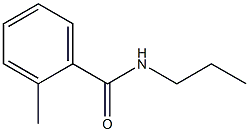 2-methyl-N-propylbenzamide 结构式