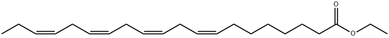 ω-3 Arachidonic Acid ethyl ester 结构式