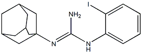 N-adamanty-1-yl-N'-(2-iodophenyl)guanidine 结构式