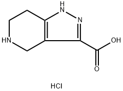 4,5,6,7-四氢-1H-吡唑并[4,3-C]吡啶-3-羧酸酯酸盐 结构式